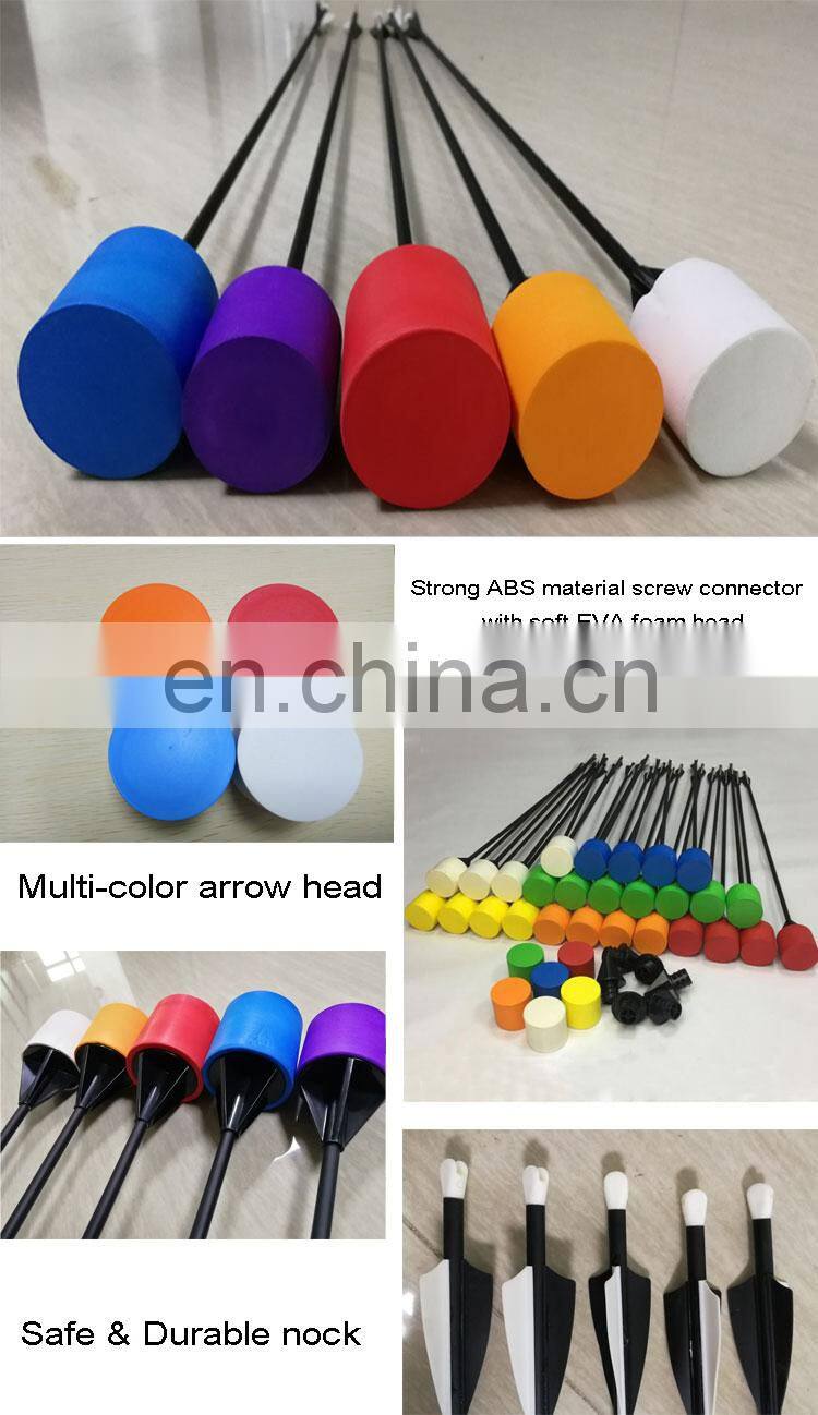 Multi colors Inflatable Archery Hoverball Shooting Game Equipment Face Mask, Archery Tag, Bow and Arrow Set