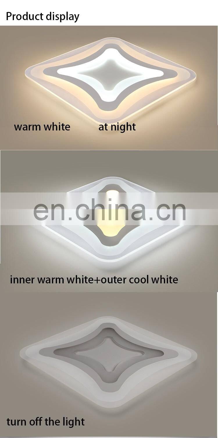 new products Rectangle 72W ceiling lights for living room