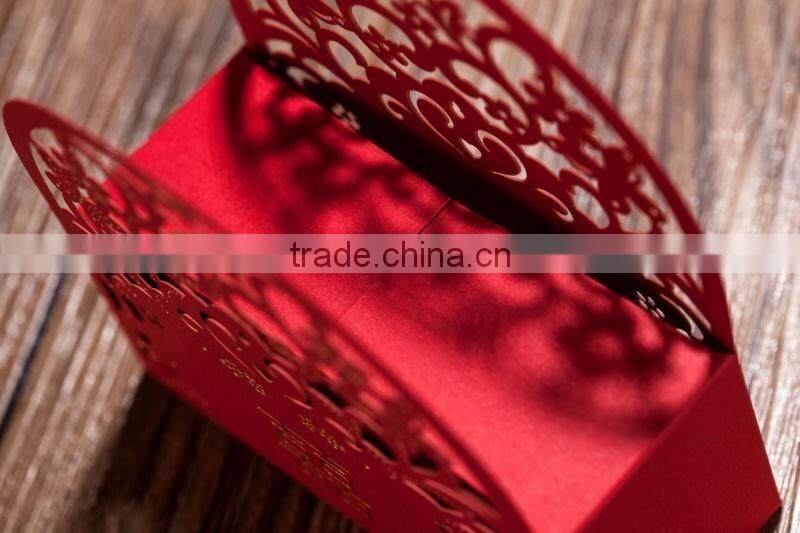 chinese traditional style custom wedding lovely paper candy box
