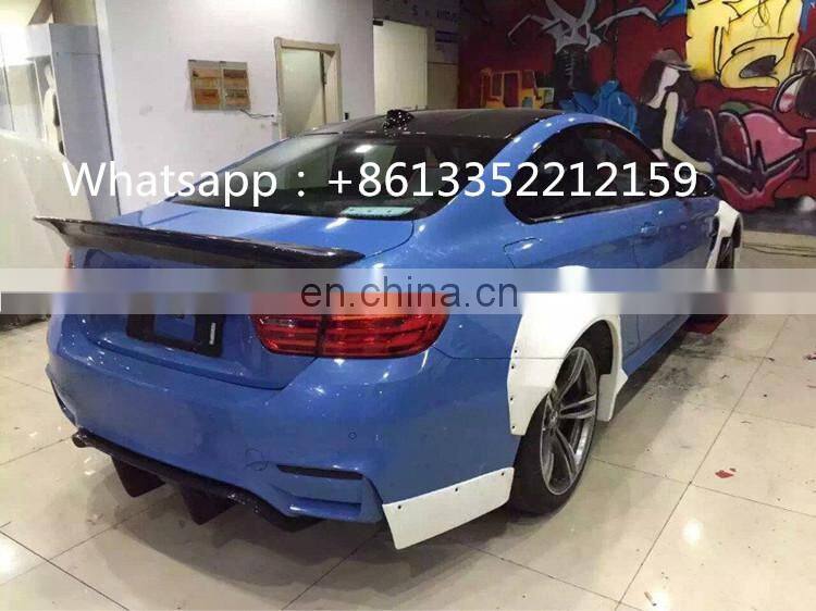 F82 M4 LB style carbon fiber rear spoiler fit for 4S F82 M4 2013year~ to LB style rear wing