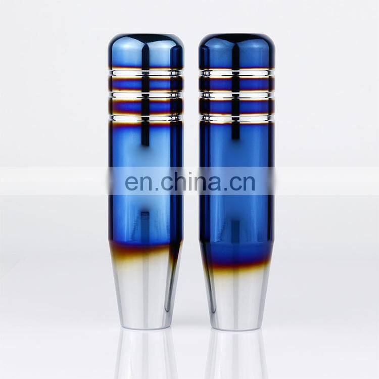 17 cm universal non-slip shift knob Manual transmission aluminum karmic shift knob knob burnt blue