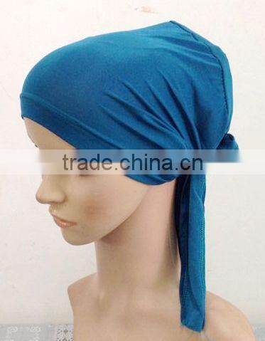 A593 Newest design solid color ruffle TWO Pieces HIJAB