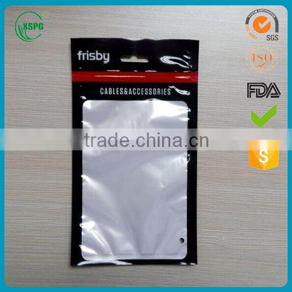 Phone accessories packaging bags with zipock