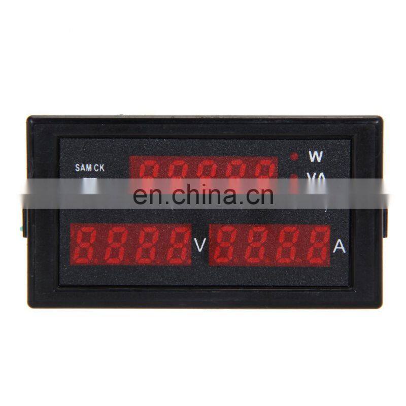 Multi-Function AC200V-450V Digital Ammeter Voltmeter Din Rail LED Volt Meter Display Active Power Electric Energy Meter