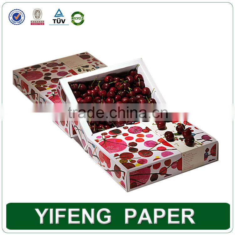 Big food packaging carton box, cake and fruit packaging paper storage box