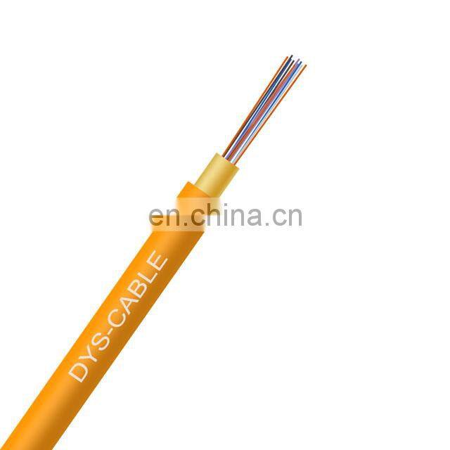 indoor 12 core fiber optic single mode distribution cable, ftth indoor break-out cable