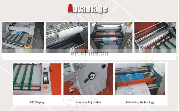 No MOQ electric automatic thermal laminator laminator stainless steel roller hot laminate machine factory