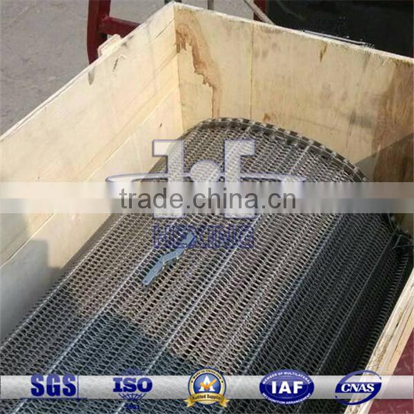 304 Stainless Steel Chain Driven Flat Conveyor Belt