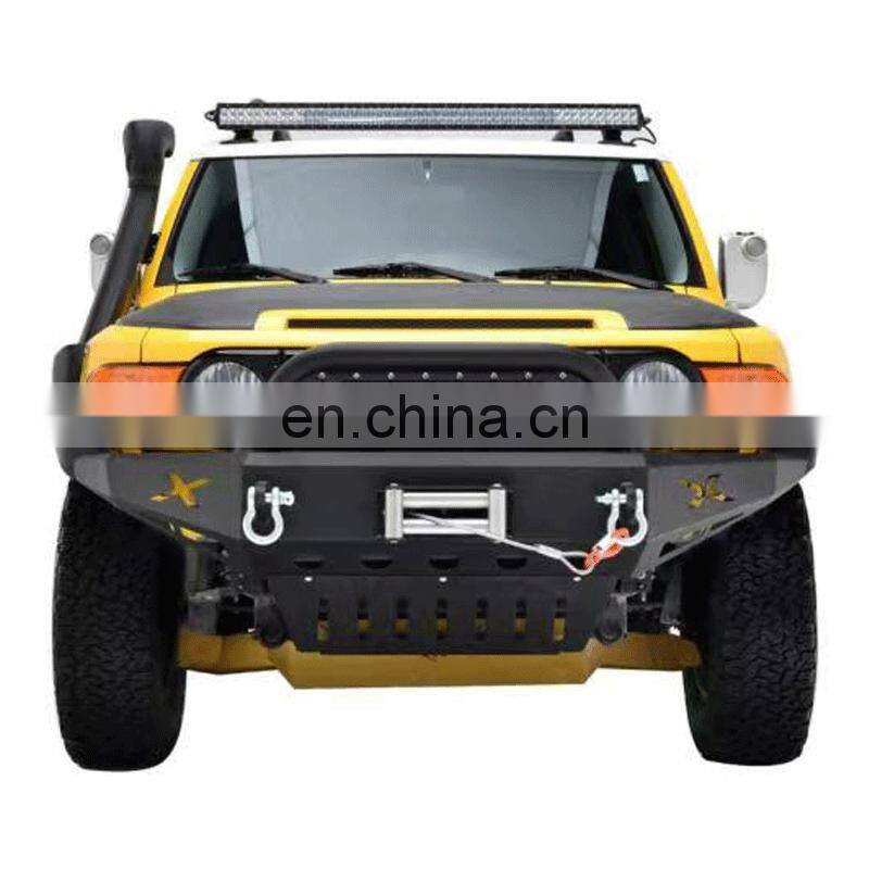 Front bumper for FJ Cruiser 07+ accessories steel bumper guard for FJ Cruiser