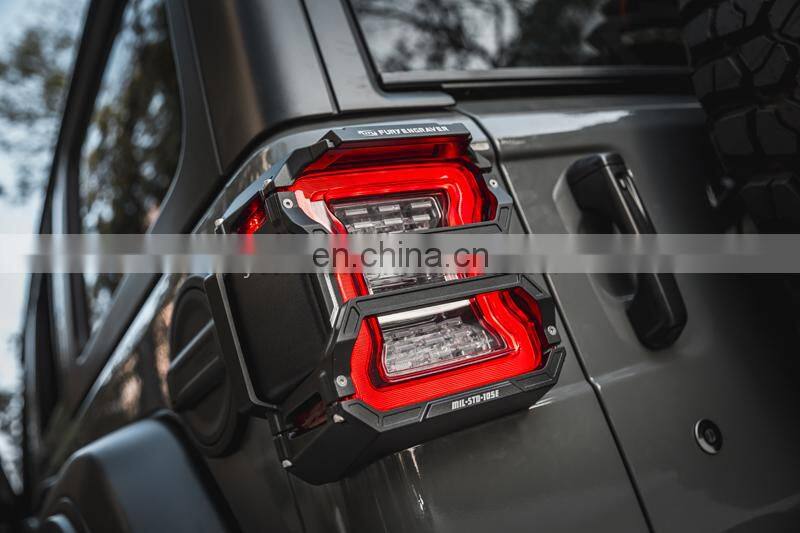 Black Aluminum Taillight Cover for Jeep Wrangler JL 2018+ 4x4 Accessories Maiker Offroad Light Cover