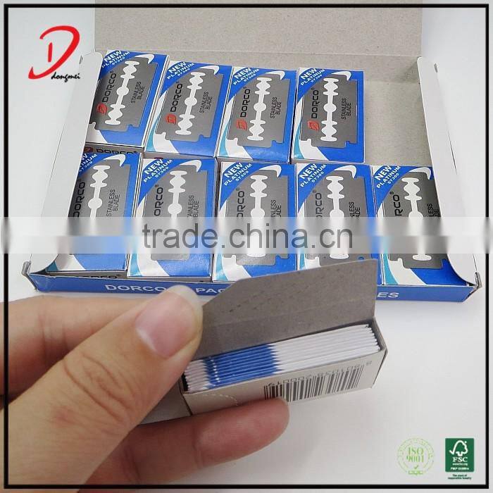 safety butterfly double edge shaving razor blade free sample