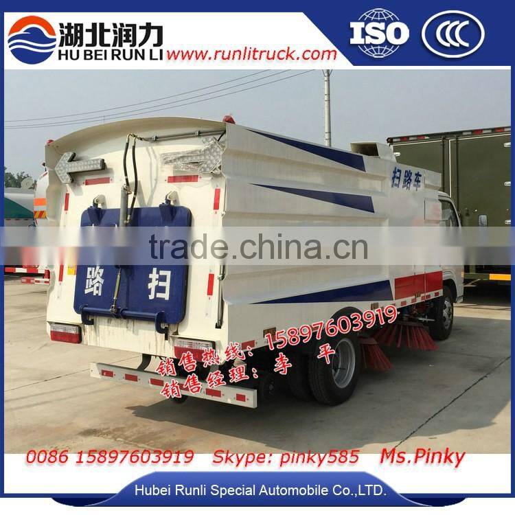 New Cheaper Price Sweeper Tucks Dongfeng 5000L Street Cleaning Machine Trucks For Sales