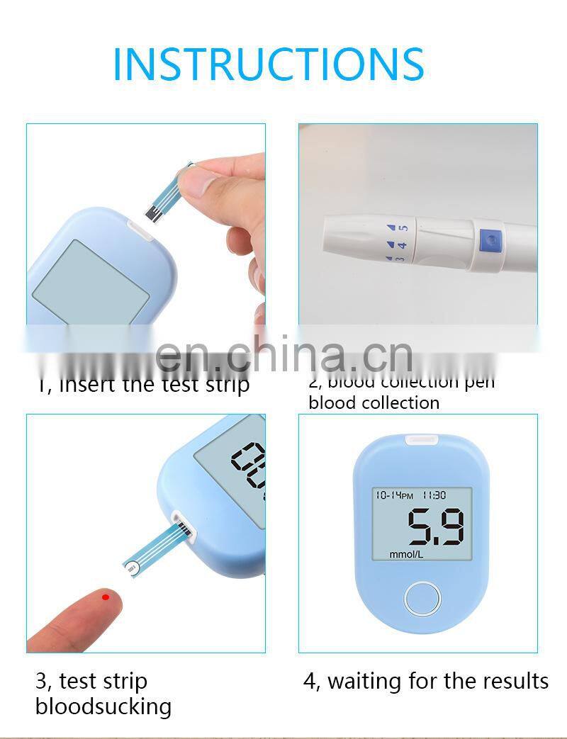 Manufacturer direct selling blood glucose meter, home test paper needle 50 piece blood glucose meter PCBA