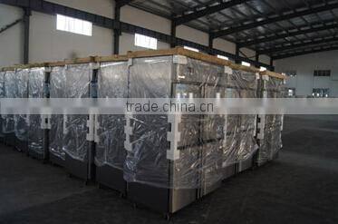 AD-1.8A-2 sliding curve glass door seafood cooler