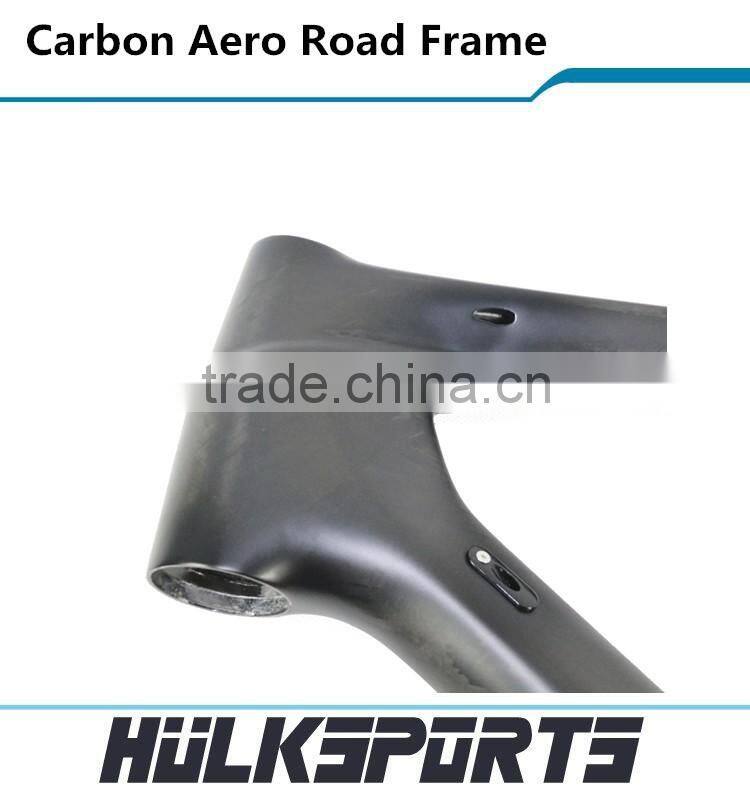 700C full carbon frame with 28C width of tyre balance road bike carbon framset 3K/UD carbon aero road frame