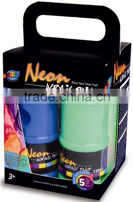 6ct*120ml Metallic Acrylic Paint A0209