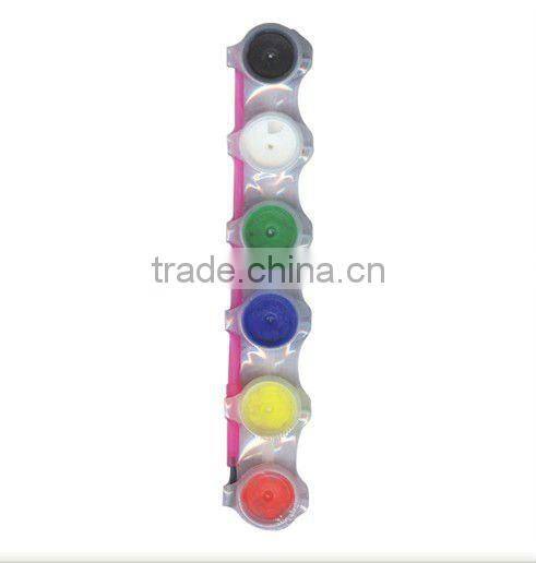 CERAMIC PAINT KIT EASTER RABBIT DIY 6 COLORS 2ML PER COLOR WITH CERAMIC RABBITS AND A BRUSH NON-TOXIC FOR KIDS