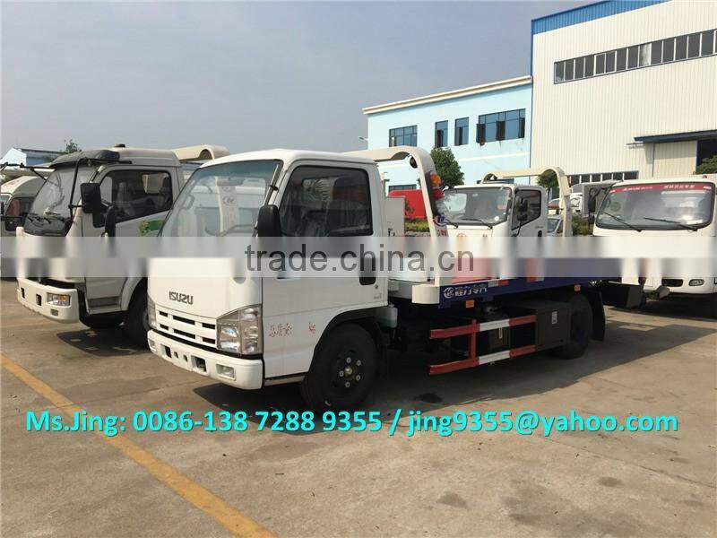 Good quality 3800 / 3815mm wheelbase flatbed tow truck platform 5600*2350 mm on sale in the South America
