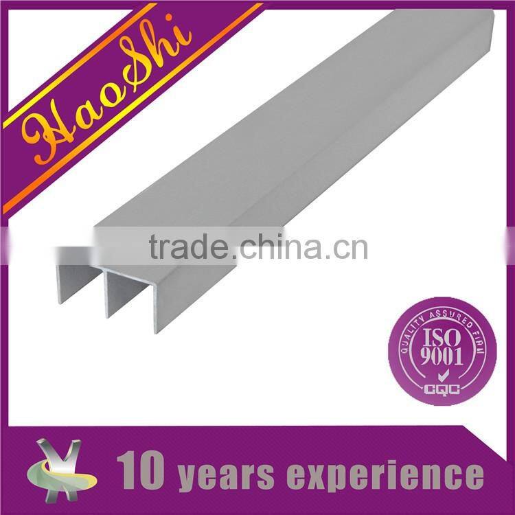 flexible aluminium extrusion profile bathroom floor tile trim for 10-year manufacture experience
