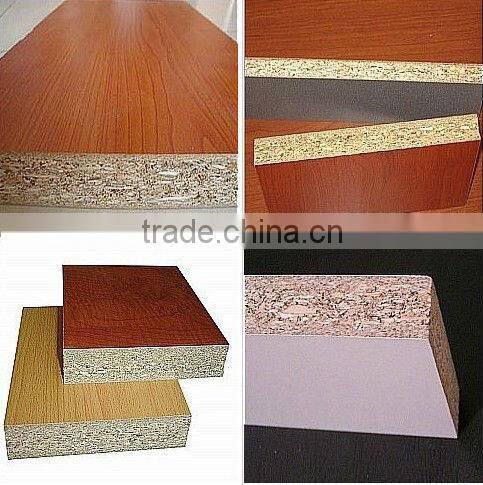 Hot melamine particle boards for indoor decoration and furniture