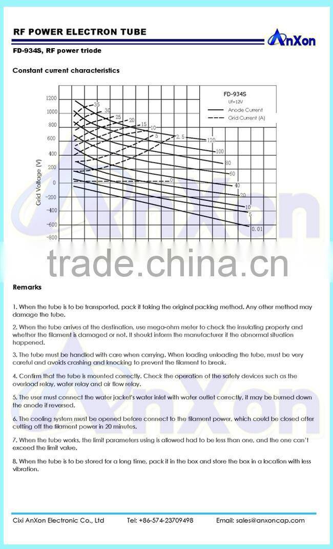 Vacuum Tube Triode Tube FD-934S
