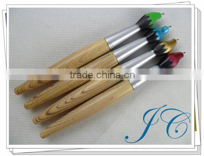 Grotesque Wooden Advertising Ballpoint Pen