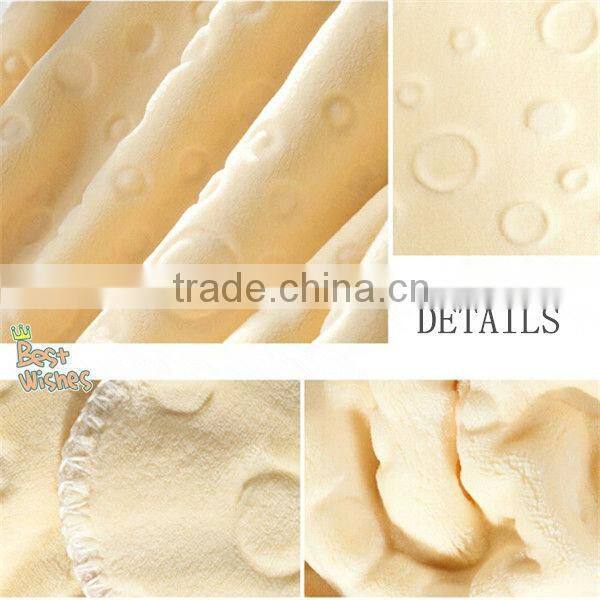 Pink warm soft embossing decor cheap children blanket