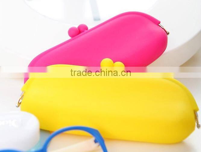 Custom Silicone rubber glasses case/foldable glasses case