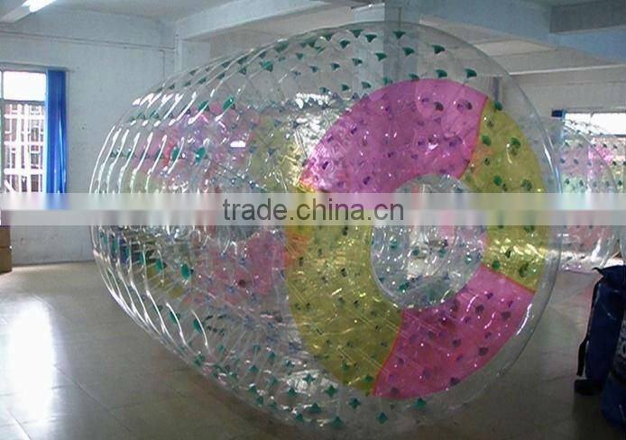 funny cheap air sealed inflatable roller ball price for export