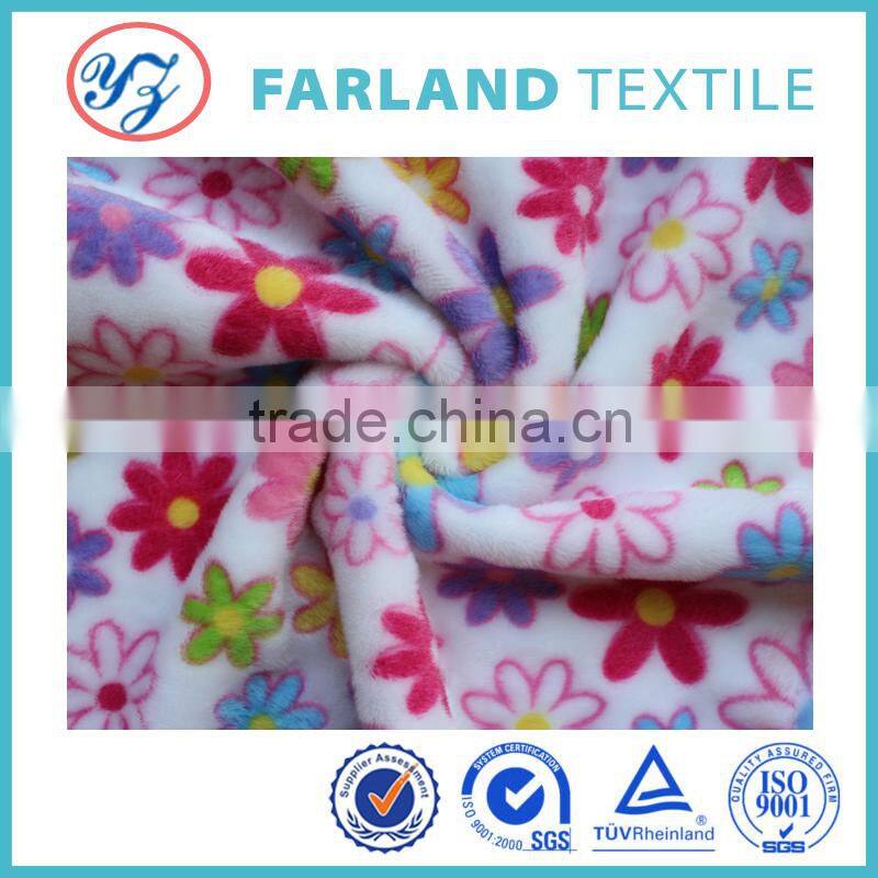 short plush printing fabric/fabric for stuffed animal