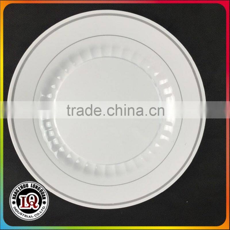 13 inch silver plastic checker plate