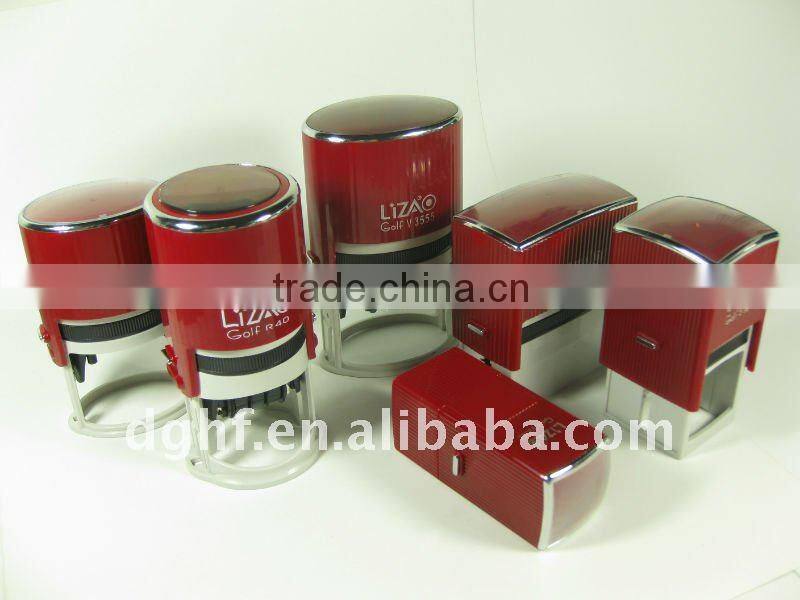 Mini self inking date stamp