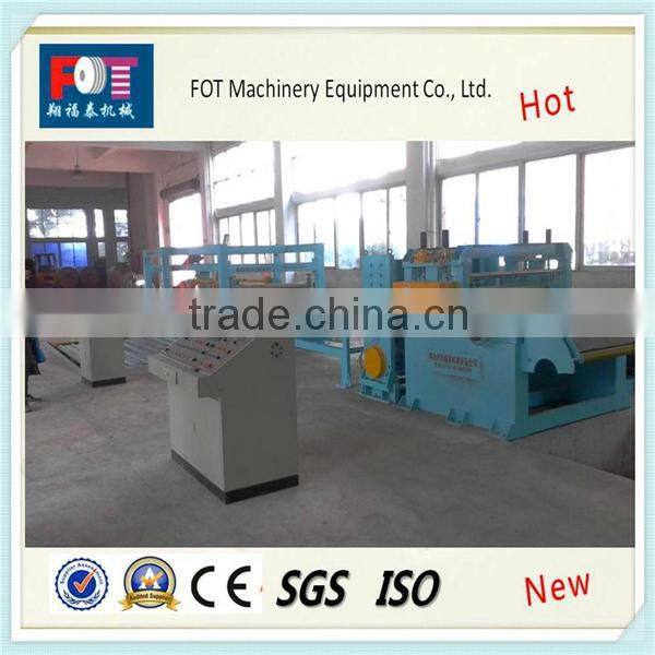 2015 new Hihg precision leveling and cut to length line