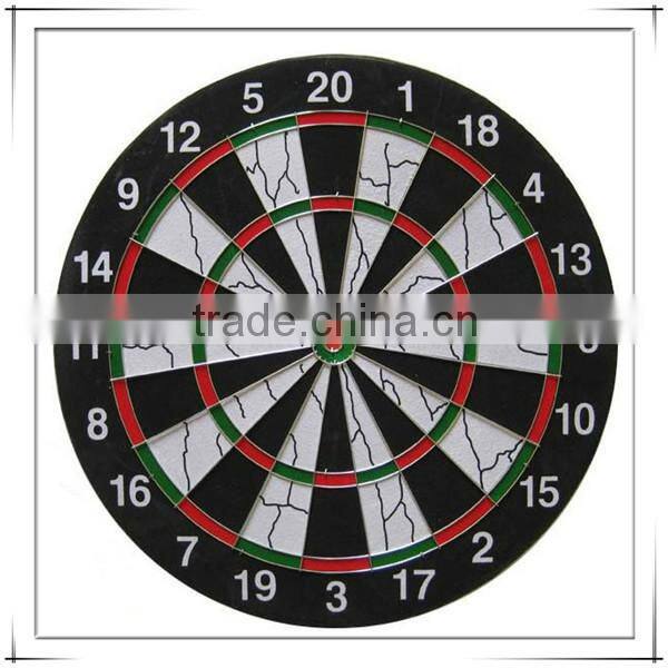 18"x 1-1/2" Standard Size Flocked Paper Dartboard For Indoor Game, 2015 Hot Sell