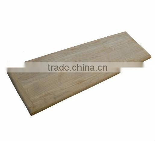 oak wood stair treads with double returns