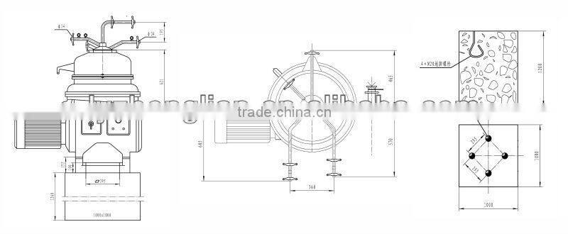 Disc Separator Centrifuge DHY 400