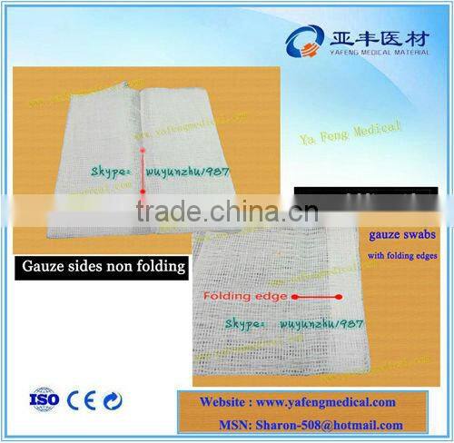 Good price for no folding gauze sponges