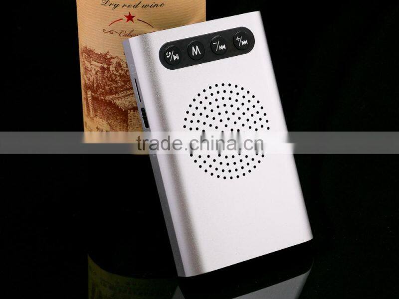 fancy bluetooth speaker power bank with volume control