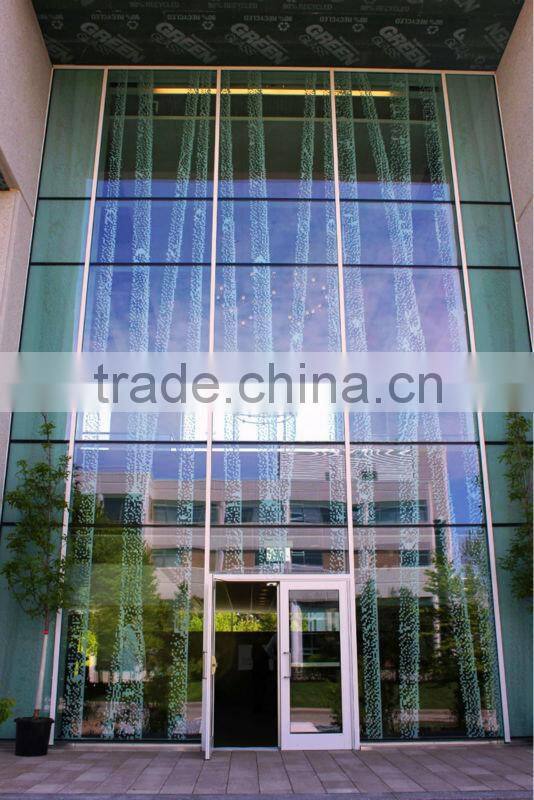 Safety Flat/Curve Tempered Glass For Railing Partitions Stair Balustrades & Handrails price per square meter