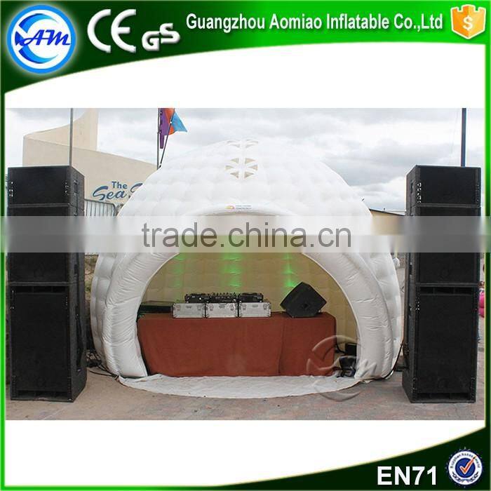 Outdoor inflatable white sphere igloo dome tent inflatable sport dome for sale
