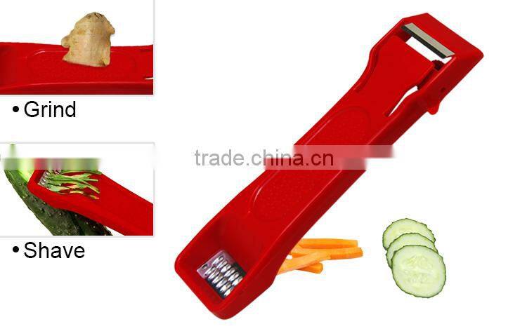 S/S 18.6*6.5*2 Useful kitchen tools double peeler/multifunctional vegetable slicer/fruit&vegetable peeler grater
