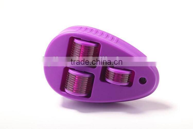 Fashion Mouse Skin Care Roller 3 In 1 Stainless Micro Needle Therapy Face Needle Roller Massager