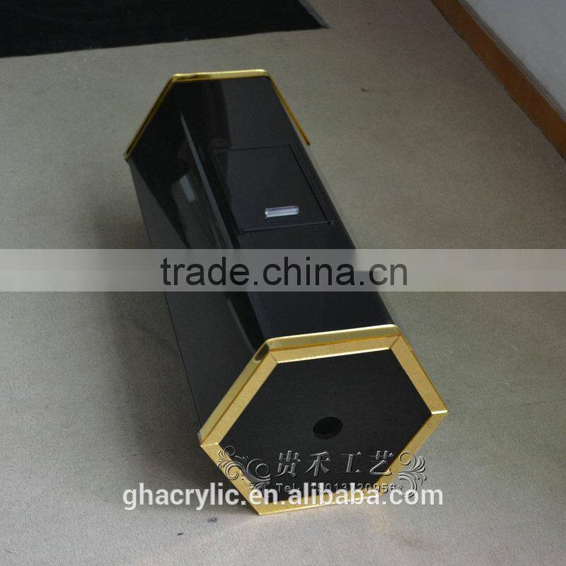 GH-RJ016 Black Acrylic Lottery Box ,modern Acrylic Lottery Box