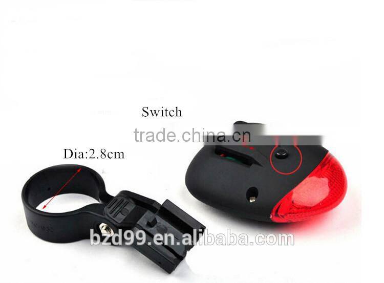 Ourdoor Mountain Bike Cycling Solar Energy Bicycle Tail Signal Light /Outdoor Cycling Equipment Applications Supplier