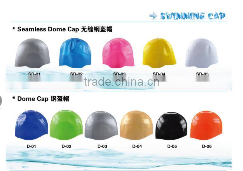 Super flexible silicone swimming cap,adult swimming cap of TP-08