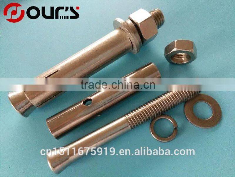 316 304 stainless steel undercut anchor bolt back bolt with flange nut for ceramic terracotta