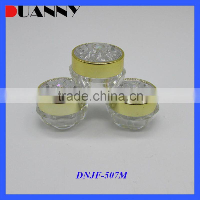 Cosmetic Cream Empty Jar Acrylic Cream Jar Flower Shape Cosmetic Plastic Jar