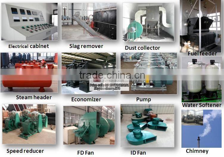 2016 high quality DZH series 2000kg/h wood burning boilers