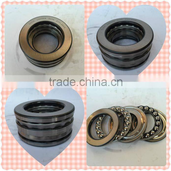 52212 Bearing 50x95x46 mm Double Direction Thrust Ball Bearing