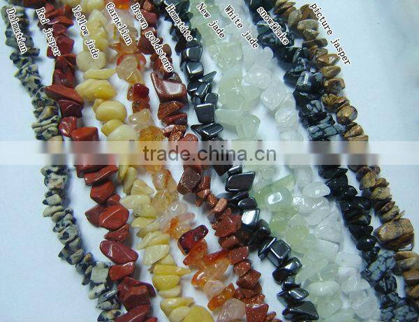 Natural stone amethyst chips jewelry beads